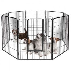 40 Inch 8 Metal Panel Heavy Duty Pet Playpen Dog Fence