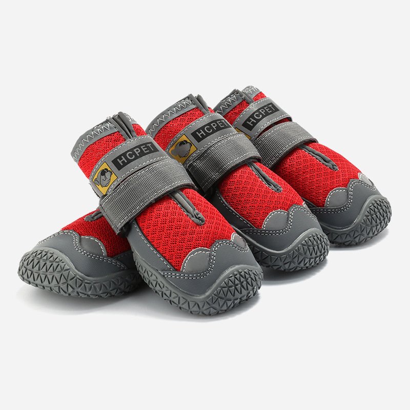 Pet Non-Skid Booties, Waterproof Socks Breathable Non-Slip with 3m Reflective Adjustable Strap Small to Large Size (4PCS/Set) Paw Protector Pet Non-Skid Booties, Waterproof Socks Breathable Non-Slip with 3m Reflective Adjustable Strap Small to Large Size (4PCS/Set) Paw Protector