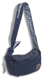 Touchdog 'Toga-Bark' Over-The-Shoulder Hands-Free Pet Carrier (Color: Navy)